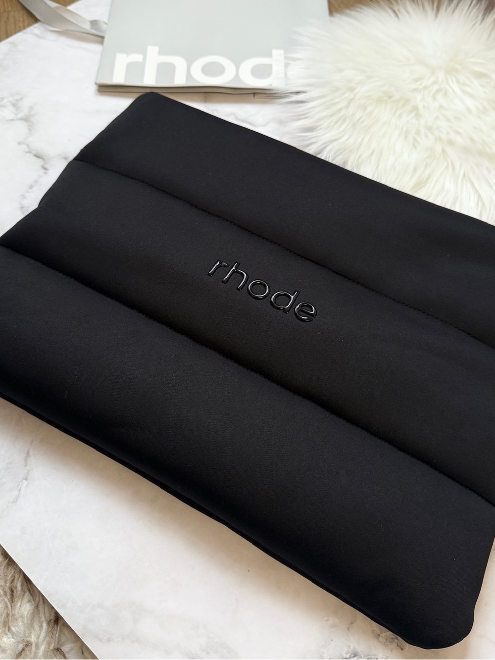 RHODE Black Bubble Bag Oversize New Limited Edition